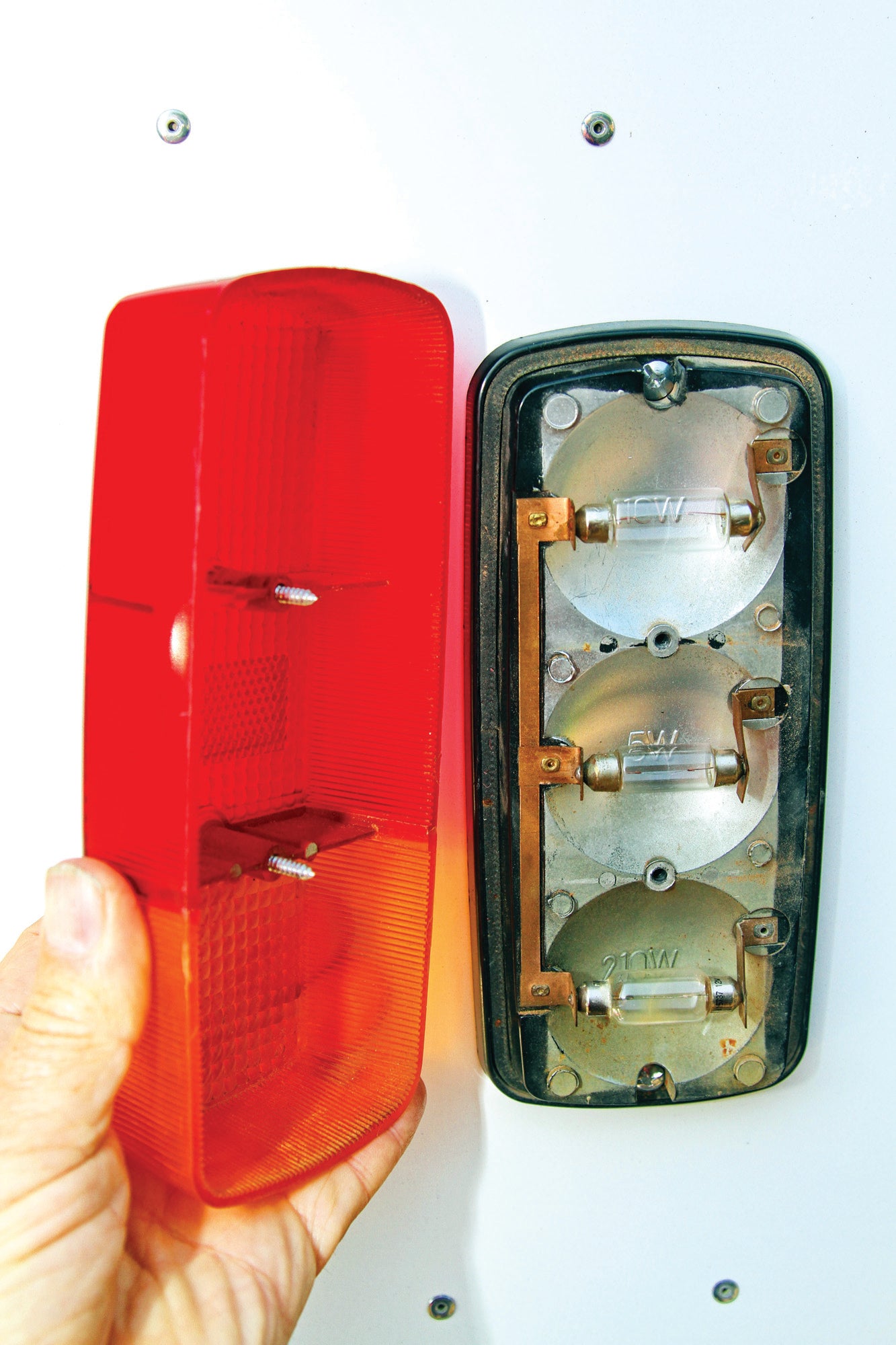 brake tail light stays on