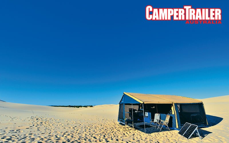 Camping by the dunes wallpaper - Camper Trailer Australia