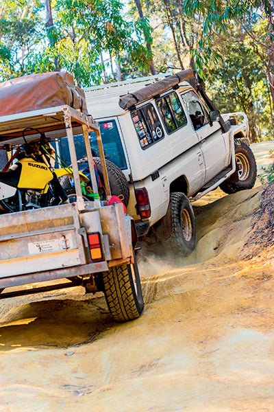 Tackling low range obstacles - Camper Trailer Australia