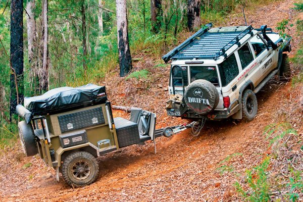 Drifta Dot 5 Army Green Review - Camper Trailer Australia