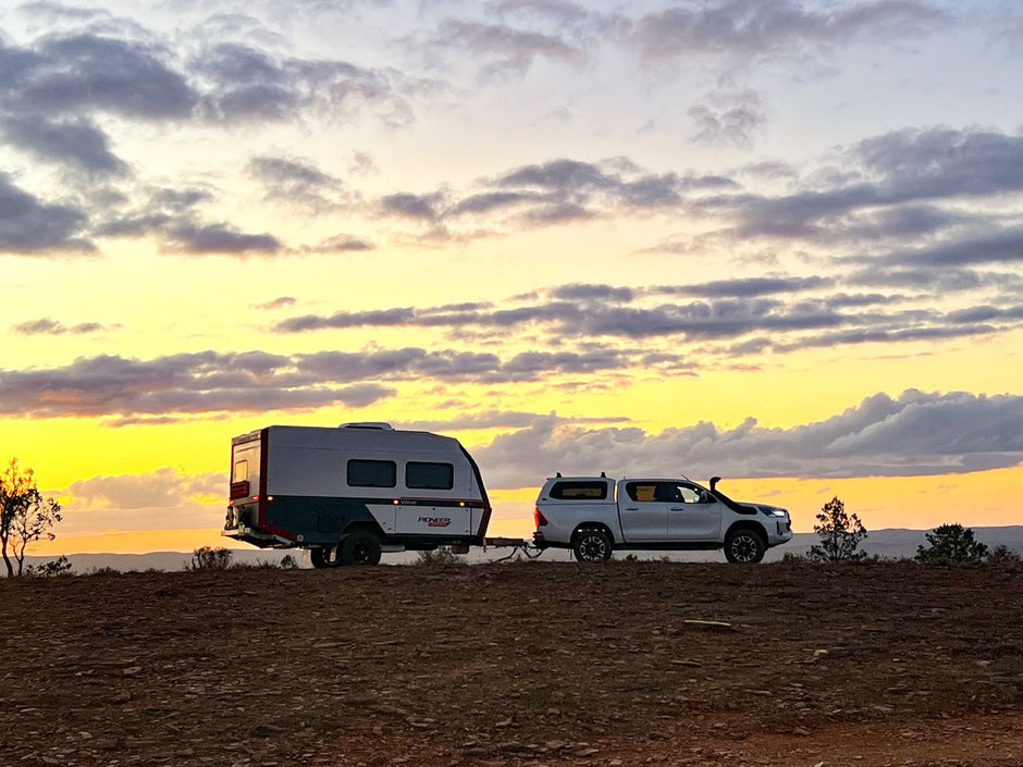 Exploring Bendleby Ranges Station With The New Pioneer Verve Hybrid - Camper Trailer Australia