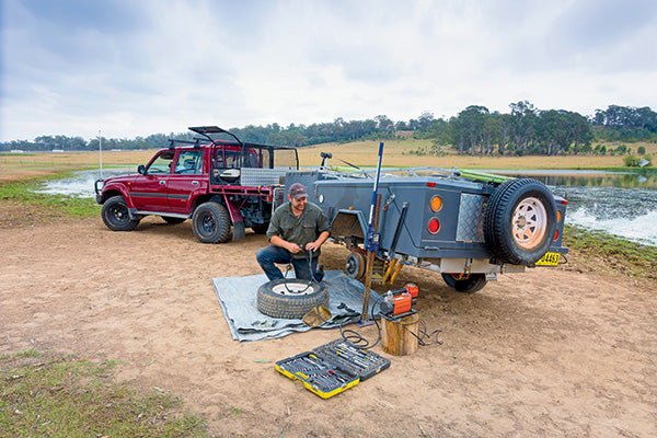 Essential trackside tyre repair tips - Camper Trailer Australia