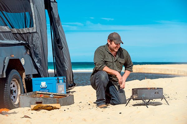 Road Test: Aussie Campfire Kitchens portable fire pit - Camper Trailer Australia