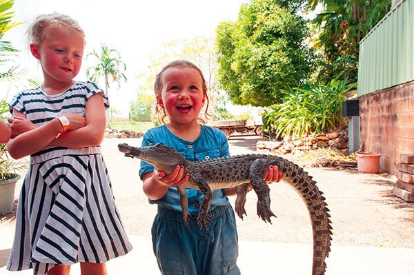 Family touring in NT - Camper Trailer Australia