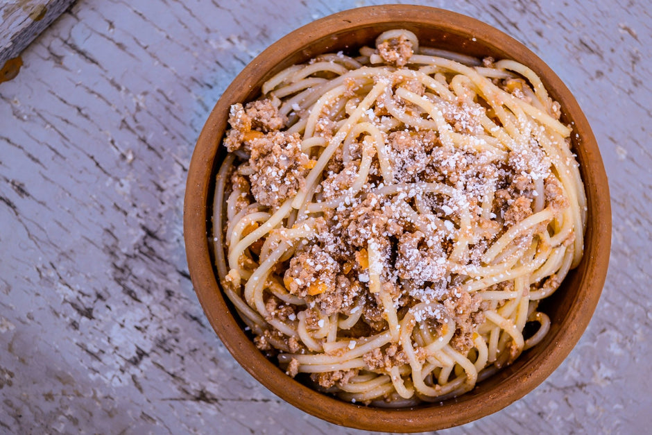 Wine-based Spag Bol - Camper Trailer Australia