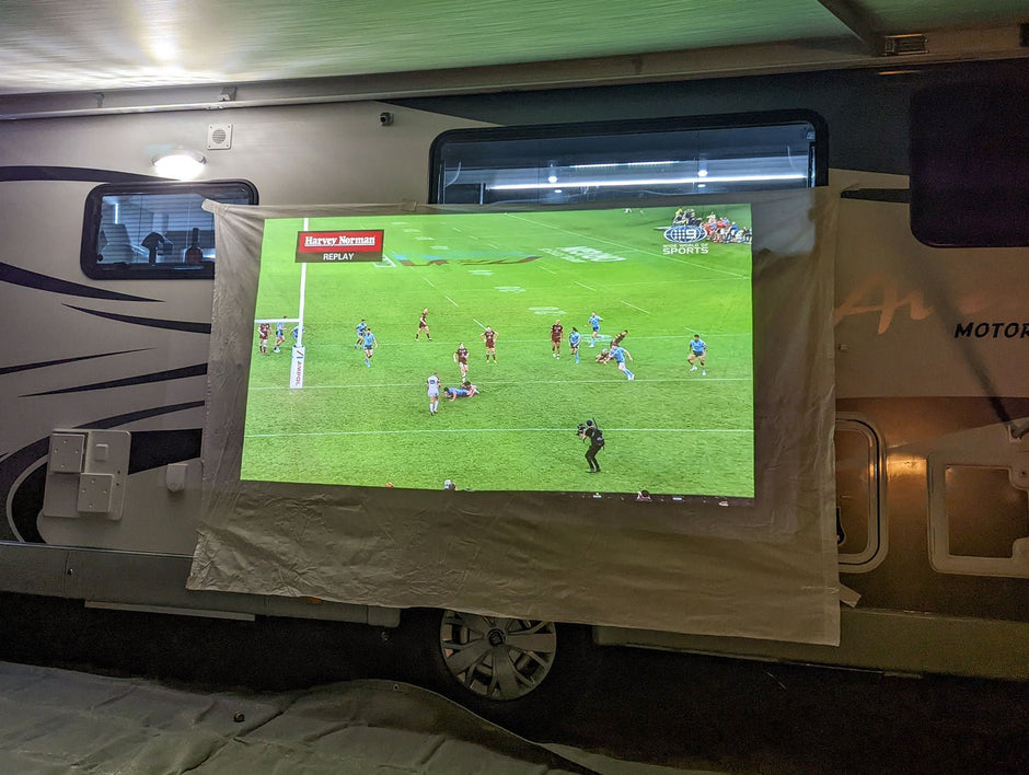 Perfect Projector for Camping - XGIMI Halo+ - Camper Trailer Australia