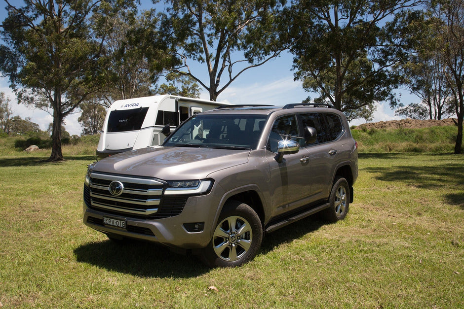 Toyota LandCruiser 300 Sahara Tow Test - Camper Trailer Australia