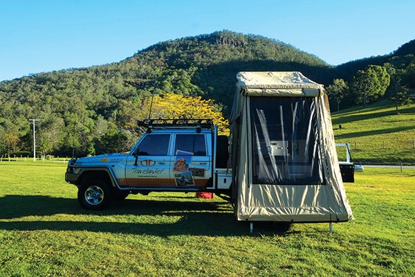 Strap on the Travelander Evron DC-CF Series 1 for the Ultimate Camping Experience - Camper Trailer Australia